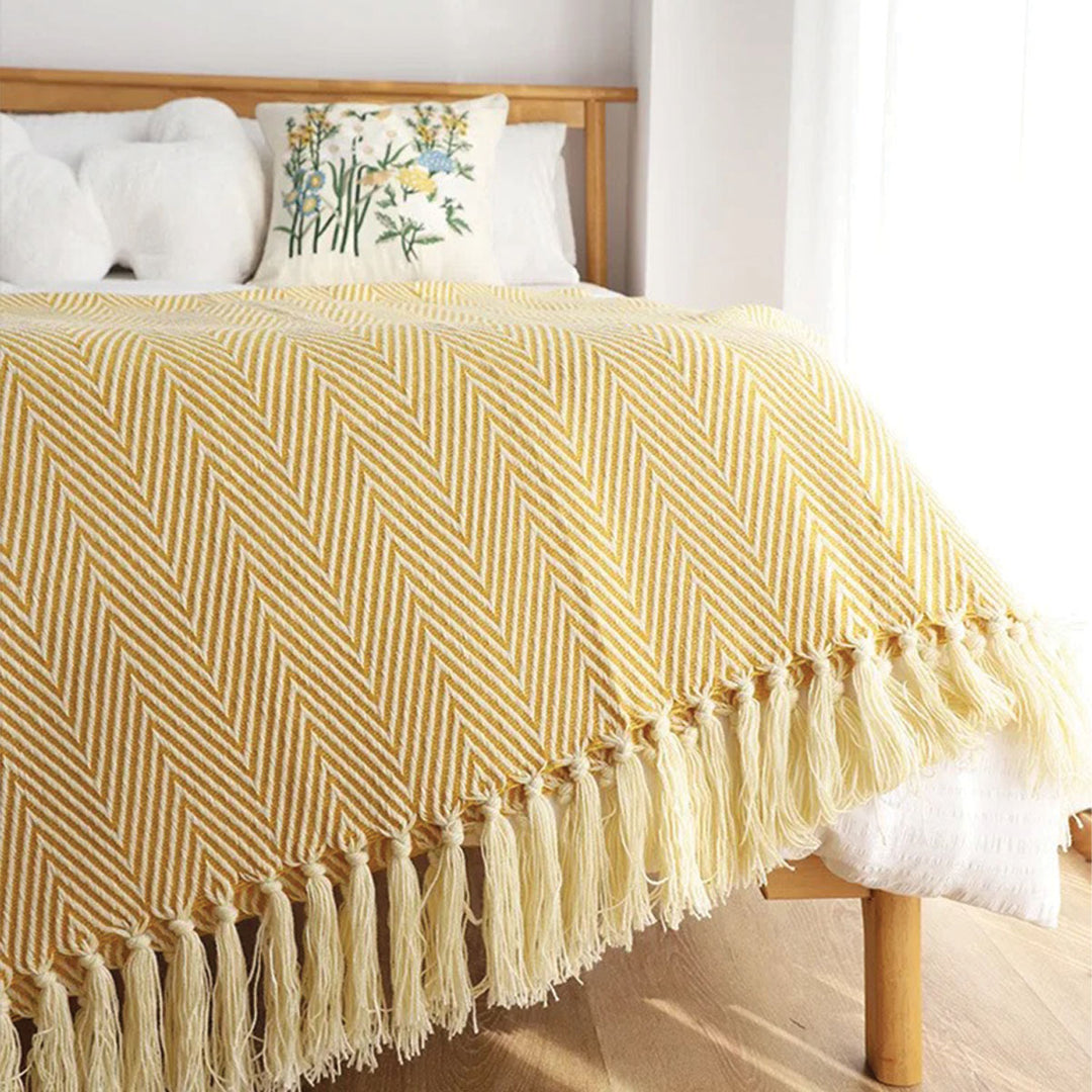 Thermosoft Striped Blanket