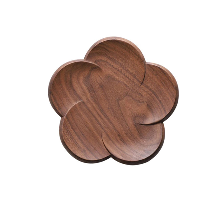 Walnut Petal Coaster Set