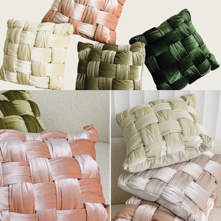 Woven Velvet Pillow