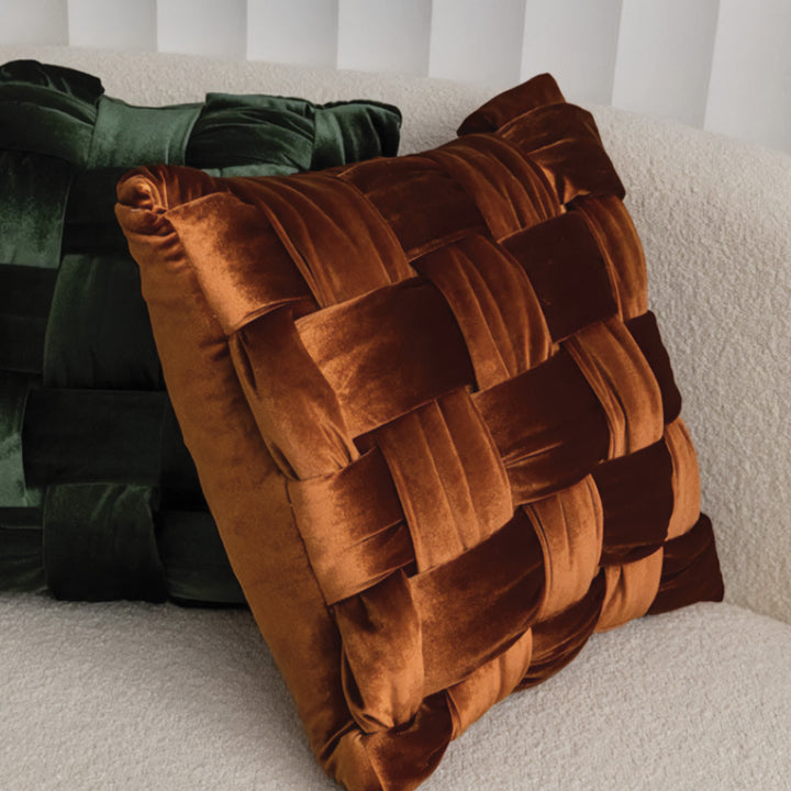 Woven Velvet Pillow