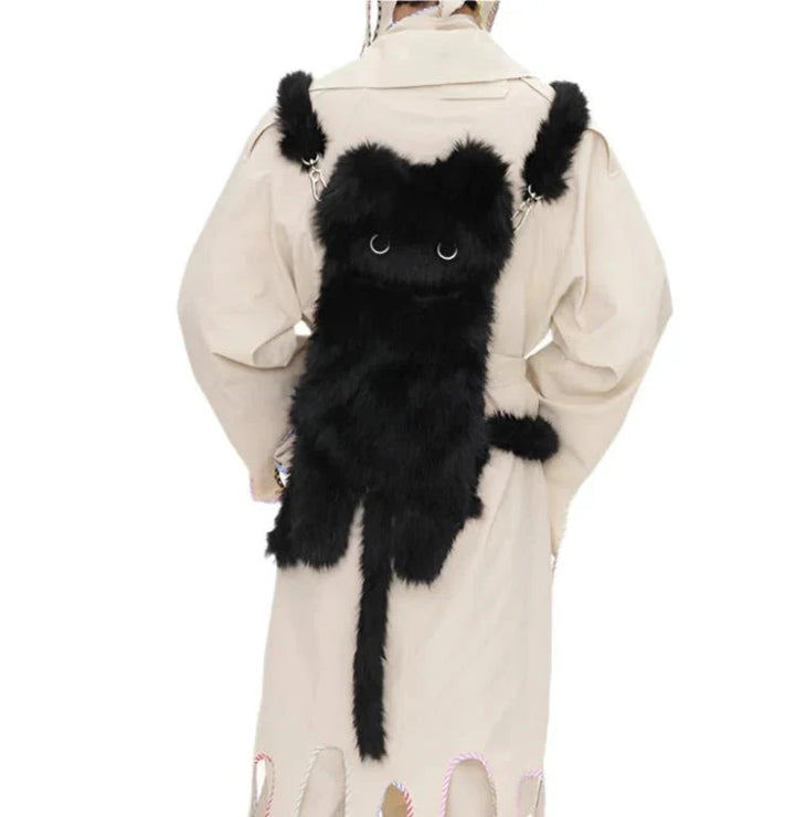 Wild Cat Fluffy Back Pack